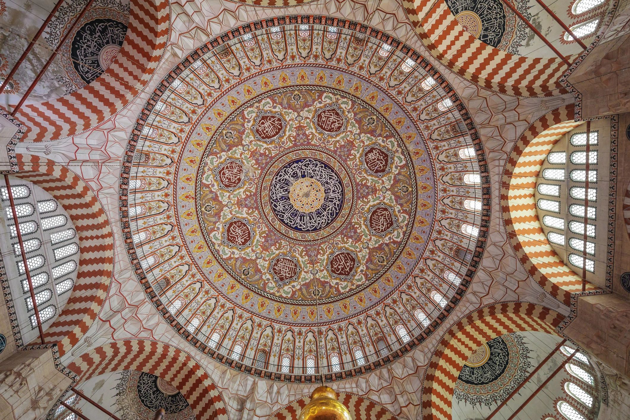 Mosque architectural interior detail